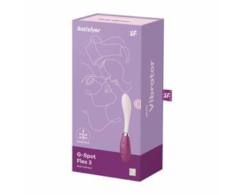 Вибратор для точки G Satisfyer G-Spot Flex 3, гибкий, с двойной стимуляцией клитора, розовый 73-4043814 фото