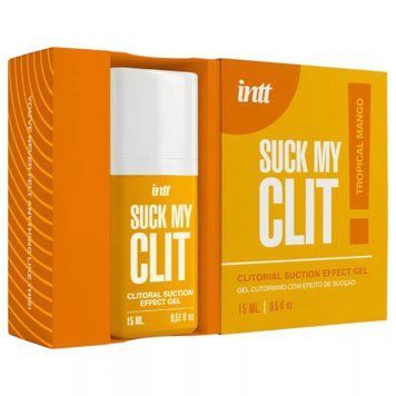 Стимулюючий гель для клітора INTT Suck My Clit Tropical Mango, 15 мл 68-SUC0002 фото