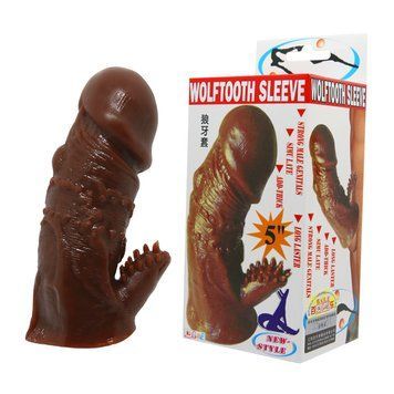 Насадка на член BAILE Wolftooth Sleeve BI-016001 фото
