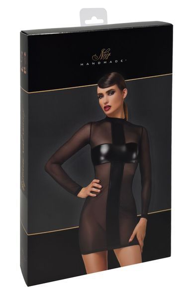 Сукня Noir Handmade F369 Crossfire Mesh & Wetlook Mini dress S SX4099 фото