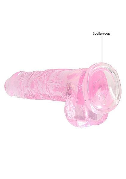 Фалоімітатор Realistic Dildo with Balls Pink 8/20 см 36-REA092PNK фото