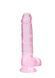 Фалоімітатор Realistic Dildo with Balls Pink 8/20 см 36-REA092PNK фото 1