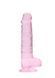 Фалоімітатор Realistic Dildo with Balls Pink 8/20 см 36-REA092PNK фото 6