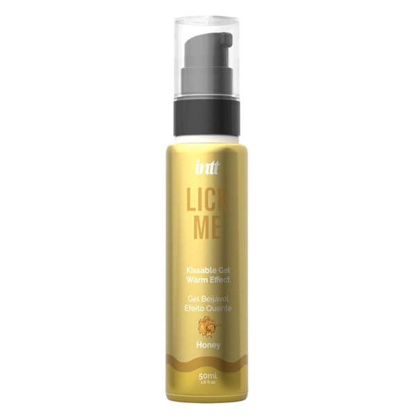 Оральний лубрикант INTT COSMETICS Lick Me Kissable Gel, з ефектом нагріву, аромат меду, 50 мл 68-LCK0001 фото