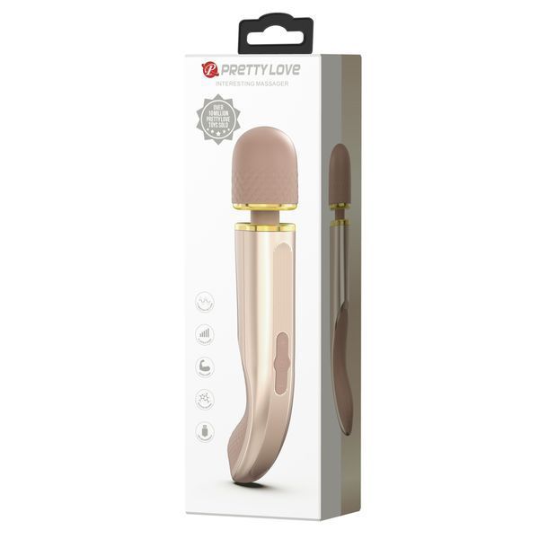 Вібромасажер PRETTY LOVE Interesting Massager Gold 5 levels of speed control 7 vibration functions BI-014808-2 фото
