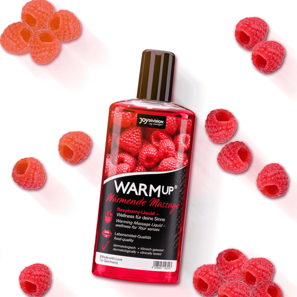 Масажна олійка WARMuр Raspberry, 150 мл 48-14322 фото