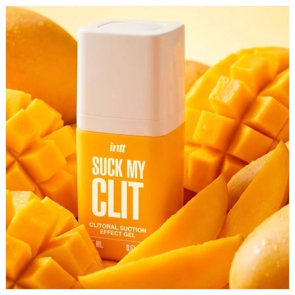 Стимулюючий гель для клітора INTT Suck My Clit Tropical Mango, 15 мл 68-SUC0002 фото