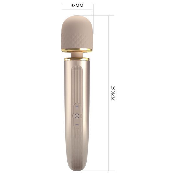 Вібромасажер PRETTY LOVE Interesting Massager Gold 5 levels of speed control 7 vibration functions BI-014808-2 фото