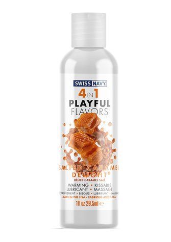 Універсальний лубрикант 4 в 1 Lubricant with Salted Caramel Delight Flavor1 fl oz / 30 ml 36-SN4N1FSCD1 фото