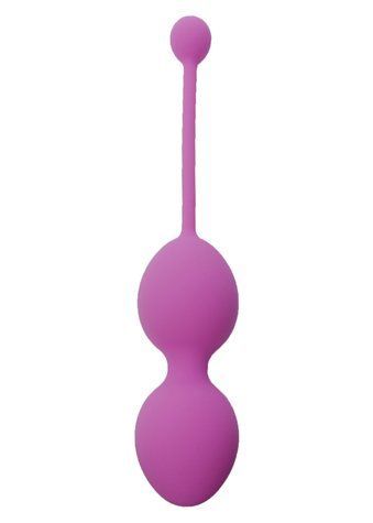 Вагінальні кульки BOSS SERIES Silicone Kegel Balls, фіолетові 75-00012 фото