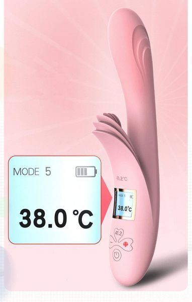 Віібратор з підігрівом Lilo USB -Pink 26-00164 фото