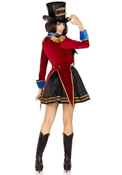 Костюм циркачки Leg Avenue Ringmaster Costume M, сукня, капелюх SO9194 фото