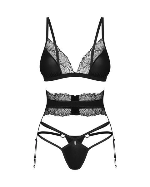 Комплект Obsessive Lobellis 3-pcs set M/L SX1018 фото