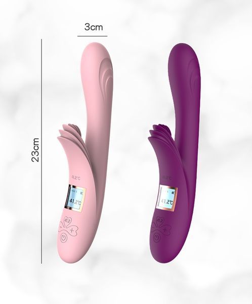 Віібратор з підігрівом Lilo USB -Pink 26-00164 фото