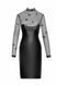 Сукня Noir Handmade F310 Sublime wetlook and flocked mesh midi dress - S SX0297 фото 4