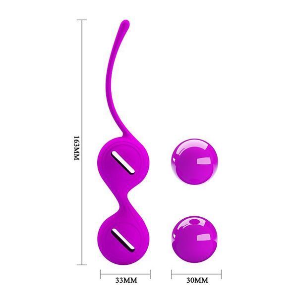 Вагинальные шарики Pretty Love Kegel Tighten Up, силиконовые BI-014490-1 фото