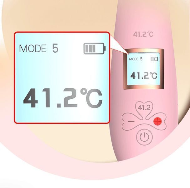 Віібратор з підігрівом Lilo USB -Pink 26-00164 фото
