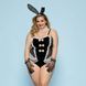 Еротичний костюм зайчика JSY &laquo;Пристрасна Медісон&raquo; Plus Size, Black, боді, вушка, рукавички, хвіст, ч SO8374 фото 1