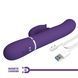 Вібратор PRETTY LOVE Gigi dark purple, 7 thumping functions 7 licking modes BW-500035-2 фото 3