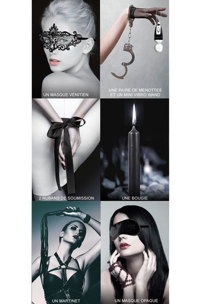 Набор БДСМ CONCORDE PRO Fetish Dream Set Initiation, черный 90-514004 фото