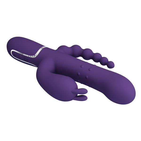 Вібратор PRETTY LOVE Cammy Dark Purple, Twinkled Tenderness, 7 thumping functions 7 vibration functi BW-500036-2 фото