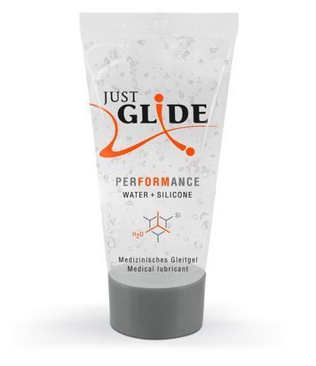 Лубрикант на водно силіконовій основі Just Glide Performance 20 ml 42-06259300000 фото