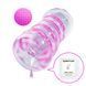 Прозорий мастурбатор вагіна PRETTY LOVE - Transparent masturbator,TPR pink BM-009229N-1 фото 5