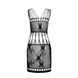 Бодістокінг мінісукня з метеликами Passion BS090 One Size black SO6388 фото 6