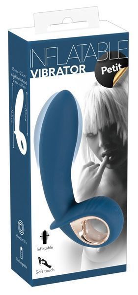 Вібратор для точки G ORION You2Toys Inflatable Vibrator Petit, надувний, синій 42-05500270000 фото