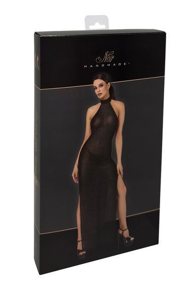 Сукня Noir Handmade F372 Onyx Twin-slit Long dress M SX4110 фото