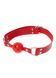 Кляп червоного кольору Knebel-Ball Gag - Fetish Boss Series 61-00034 фото 7