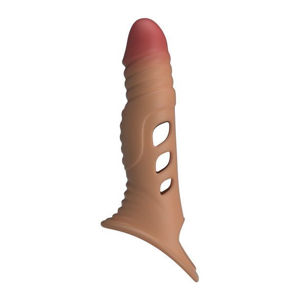 Насадка на пенис с вибрацией PRETTY LOVE Vibrating Penis Sleeve Extender, 22 см BI-026241Z-1 фото