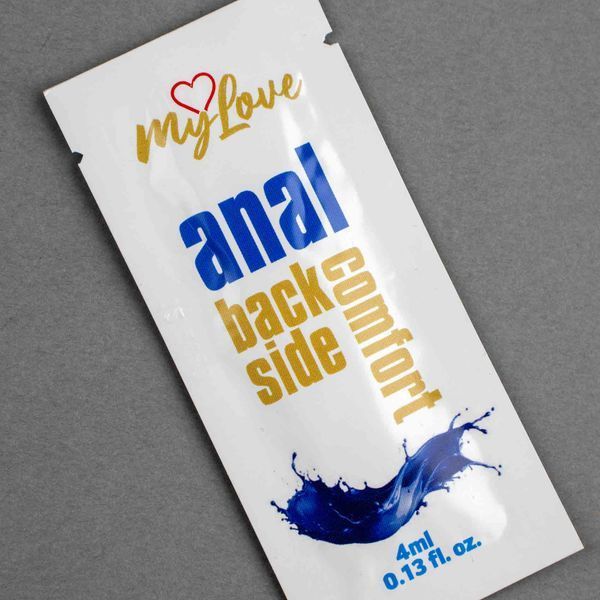 Анальний лубрикант на водній основі MyLove Anal Back Side Comfort, 4 мл 101-9568 фото
