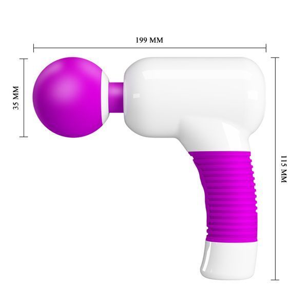 Вібромасажер PRETTY LOVE MAGIC GUN 7 vibration functions 5 levels of speed control BW-055013 фото