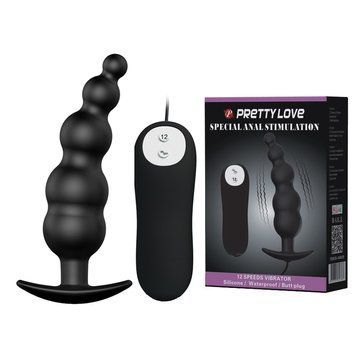 Анальна пробка з вібрацією PRETTY LOVE Special Anal Stimulation BI-040039 фото