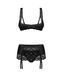 Комплект Obsessive Lecille 3-pcs crotchless set 2XL/3XL SX3108 фото 5