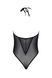 Боді Passion DROSERA BODY black, L/XL, високі вирізи, верх на зав&rsquo;язках SX0470 фото 4
