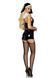 (SALE) Вініловий костюм черниці Leg Avenue Sinful Sister M, комбінезон, комір, пояс, головний убір SO7992 фото 2