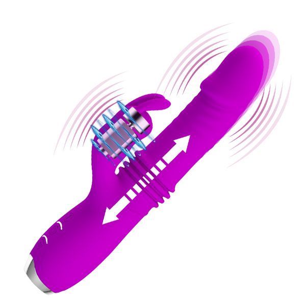 Вібратор Pretty Love Dorothy USB 3 Thrusting 12 Vibration BI-014713 фото