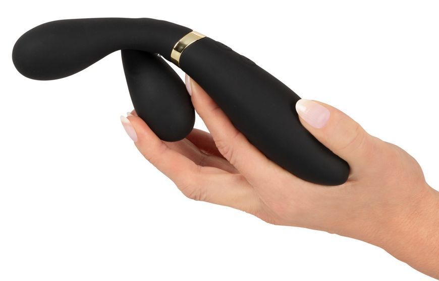 Вібратор для подвійної стимуляції ORION Couples Choice 3 Motors Vibrator, чорний, 19,5 см 42-05517910000 фото