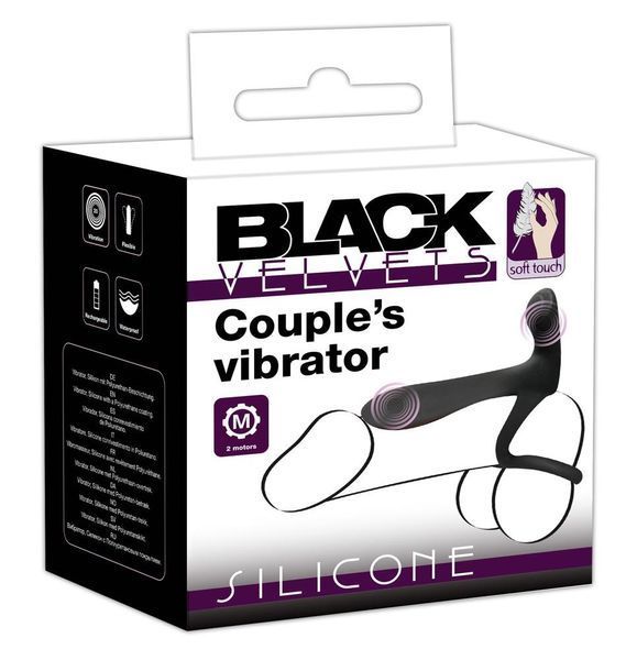 Насадка на член для подвійного проникненняї Black Velvets 42-05508920000 фото