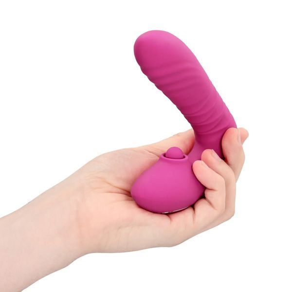 Вібратор для точки G Loveline Thrusting and Tapping Vibrator - Powerful Pink 36-LOVE131PNK фото