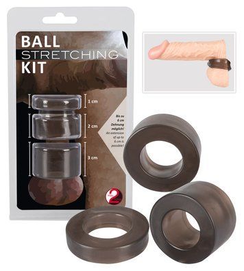 Ерекційне кільце Ball Stretching Kit-Вібратор 42-05176310000 фото
