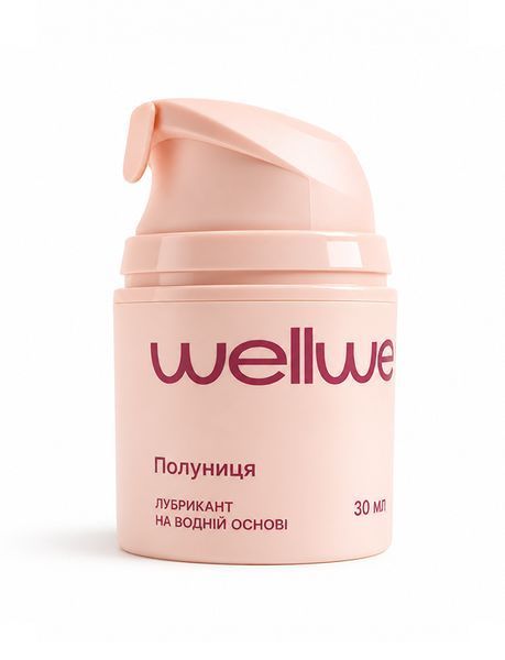 Оральний лубрикант WellWet, зі смаком полуниці, 30 мл 103-W030LS фото