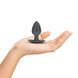 Анальная пробка Smooth Silicone Anal Plug, Medium, ганметал, 7,9 см / 3.1" 36-OU1018GUN фото 4