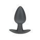 Анальная пробка Smooth Silicone Anal Plug, Medium, ганметал, 7,9 см / 3.1" 36-OU1018GUN фото 1