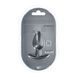 Анальная пробка Smooth Silicone Anal Plug, Medium, ганметал, 7,9 см / 3.1" 36-OU1018GUN фото 3