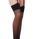 Класичні панчохи під пояс із широкою резинкою Passion ST001 1/2 nero PS23601 фото 1