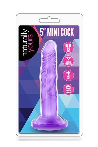 Фалоімітатор NATURALLY YOURS 5INCH MINI COCK PURPLE 35-330671 фото