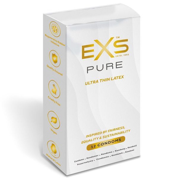 Презервативи 12 шт EXS Pure 12-EXSPURE фото